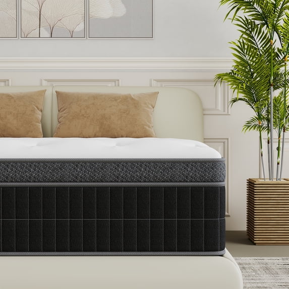 Mokiiya 10/12/14 INCH TWIN FULL QUEEN KING MATTRESS ,HYBRID MATTRESSES MEDIUM FIRM IN A BOX