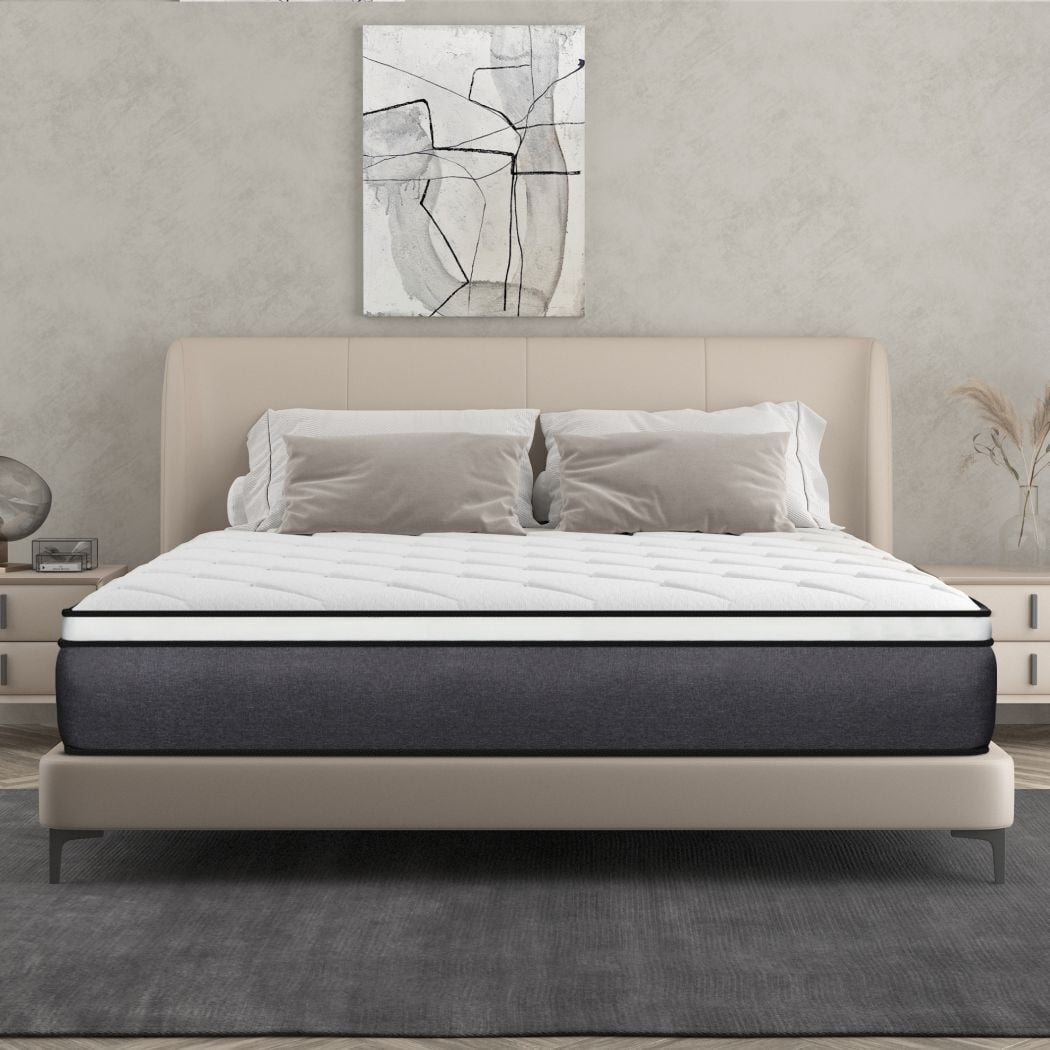 Mulinature 12/14 INCH TWIN FULL QUEEN KING MATTRESS ,HYBRID MATTRESSES MEDIUM FIRM IN A BOX