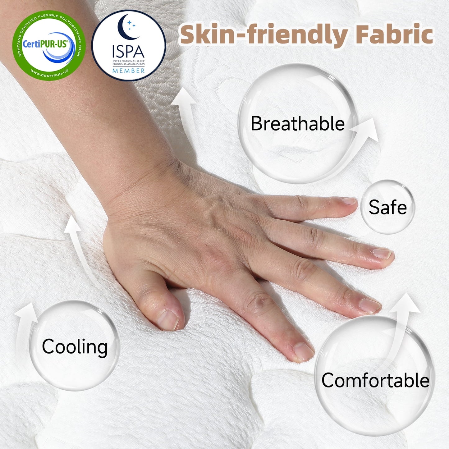 Mulinature 10 INCH TWIN MATTRESS MEDIUM COMFORT TWIN SIZE FOR ADULT HYBRID MATTRESS IN A BOX