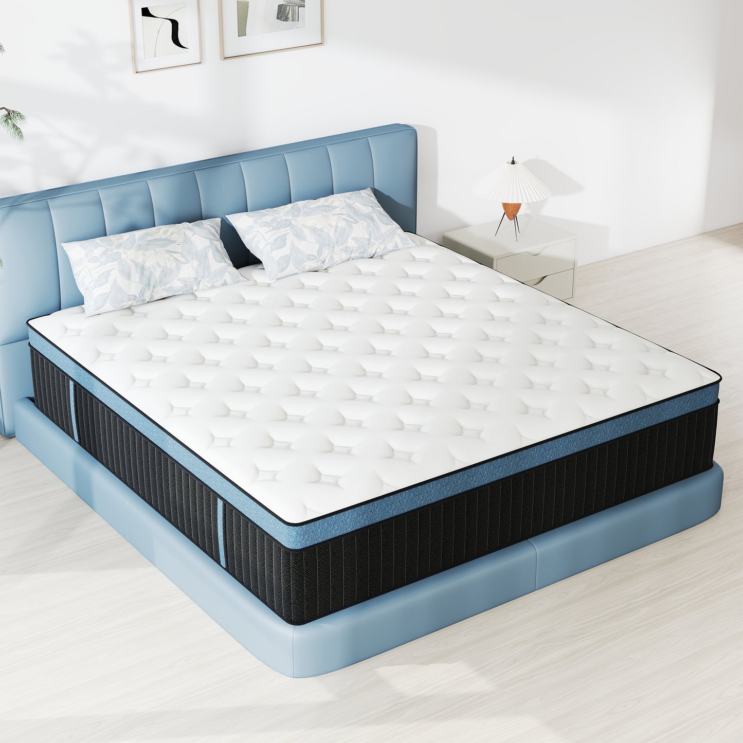 CICIMLU 12/14 INCH TWIN FULL QUEEN KING MATTRESS ,HYBRID MATTRESSES MEDIUM FIRM IN A BOX