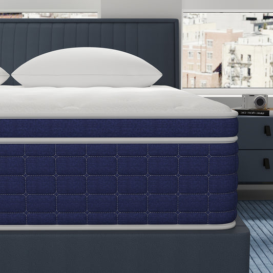 CICIMLU 12/14 INCH TWIN FULL QUEEN KING MATTRESS ,HYBRID MATTRESSES MEDIUM FIRM IN A BOX