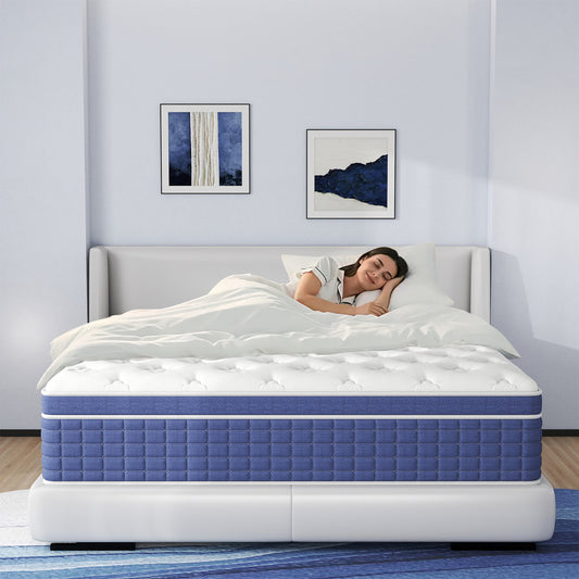 CICIMLU 12/14 INCH TWIN FULL QUEEN KING MATTRESS ,HYBRID MATTRESSES MEDIUM FIRM IN A BOX