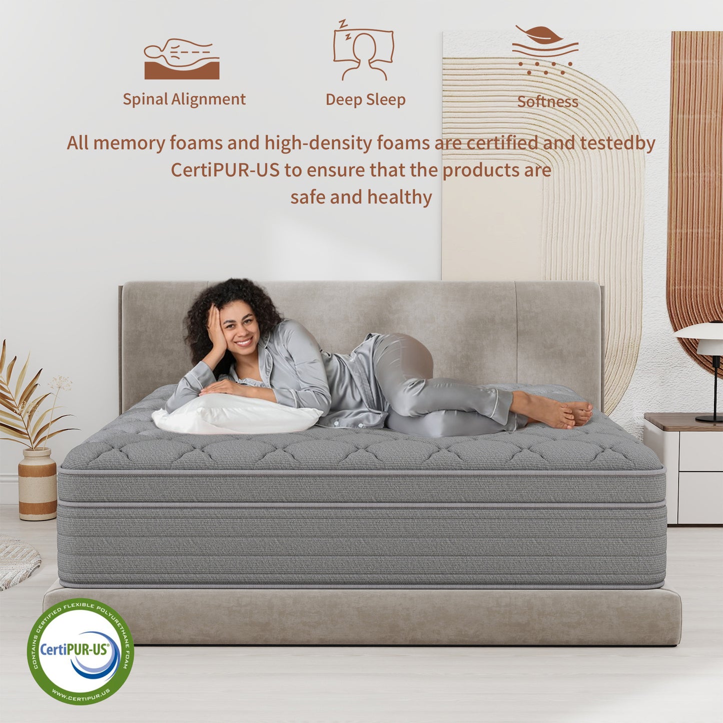 Yilicy 12/14 INCH TWIN FULL QUEEN KING ADULT MATTRESS WITH POCKET SPRING HYBRID MEMORY FOAM MEDIUM FIRM MATTRESS