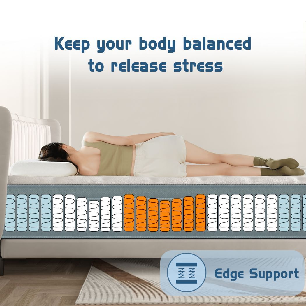 lemontalking 10/12/14 INCH TWIN FULL QUEEN KING MATTRESS MEDIUM COMFORT TWIN SIZE FOR ADULT HYBRID MATTRESS IN A BOX