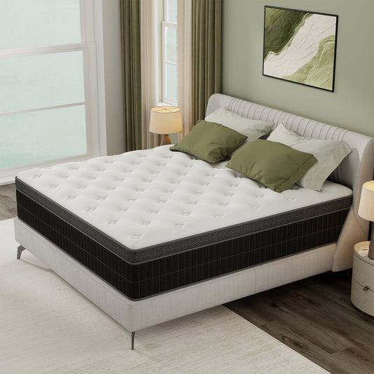 Abunitt 10/12/14 INCH TWIN FULL QUEEN KING MATTRESS MEDIUM COMFORT TWIN SIZE FOR ADULT HYBRID MATTRESS IN A BOX