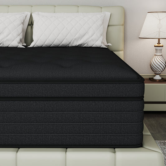 Yilicy 8/10/12/14 INCH TWIN FULL QUEEN KING ADULT MATTRESS WITH POCKET SPRING HYBRID MEMORY FOAM MEDIUM FIRM MATTRESS