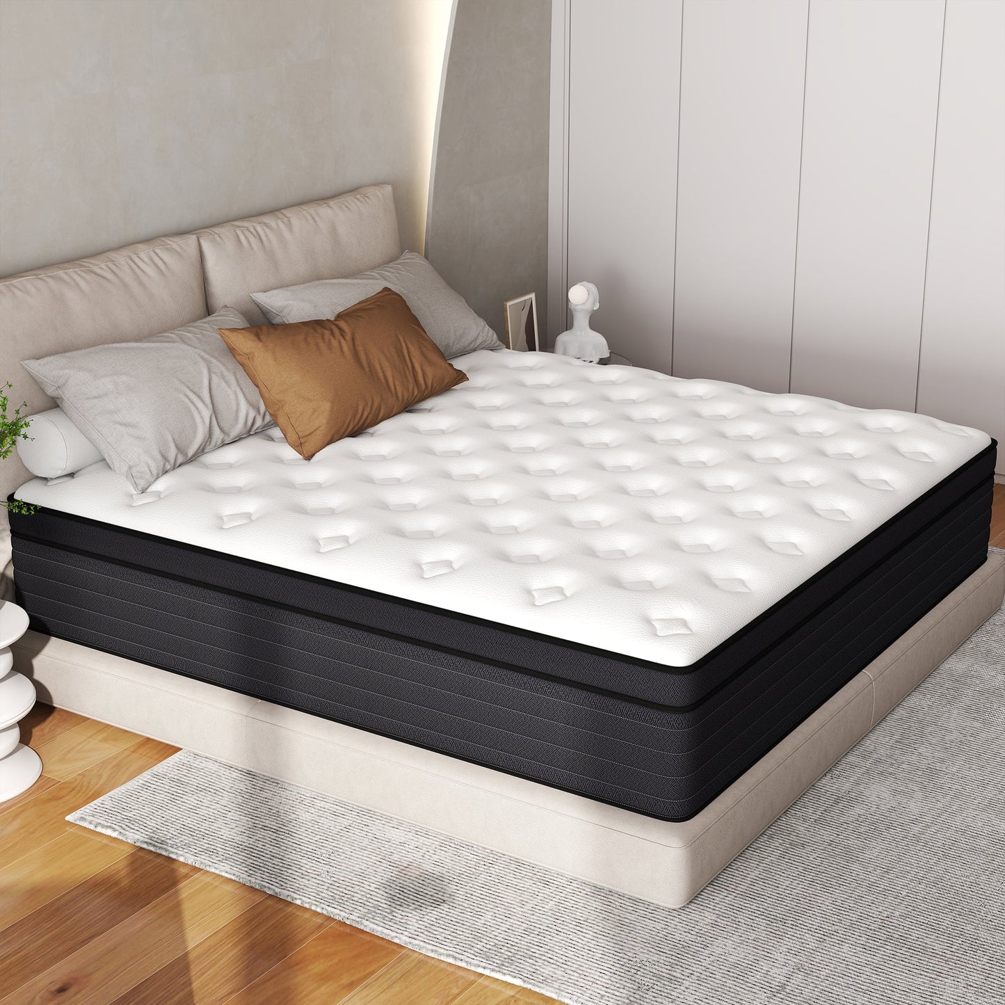 CICIMLU 8/10/12/14 INCH TWIN FULL QUEEN KING MATTRESS ,HYBRID MATTRESSES MEDIUM FIRM IN A BOX