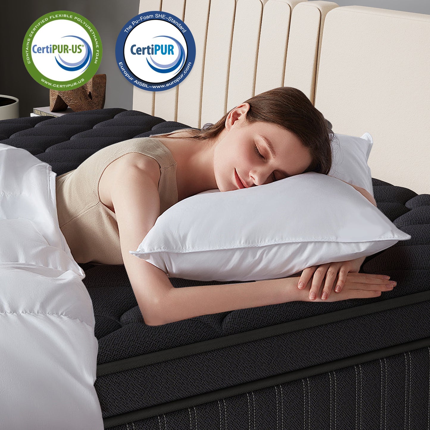 Yilicy 12/14 INCH TWIN FULL QUEEN KING ADULT MATTRESS WITH POCKET SPRING HYBRID MEMORY FOAM MEDIUM FIRM MATTRESS