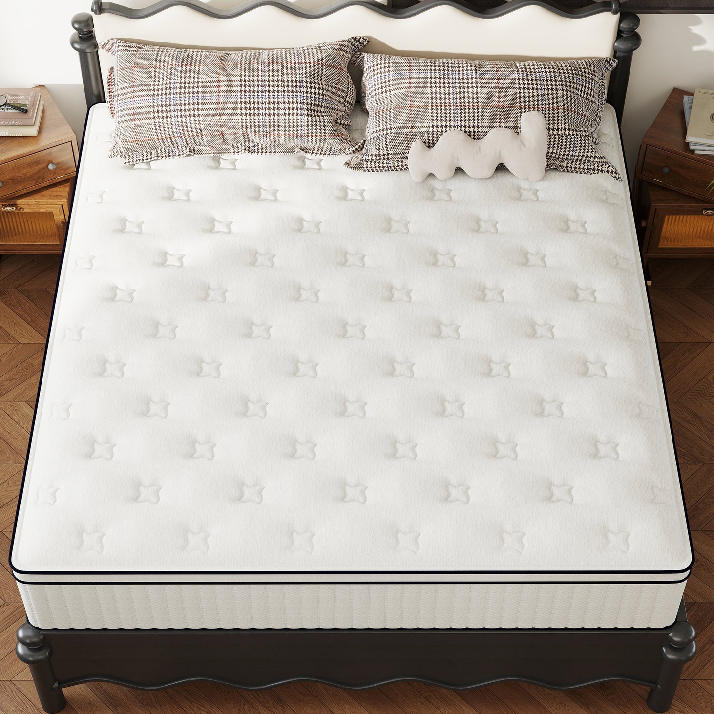 CICIMLU 12/14 INCH TWIN FULL QUEEN KING MATTRESS ,HYBRID MATTRESSES MEDIUM FIRM IN A BOX
