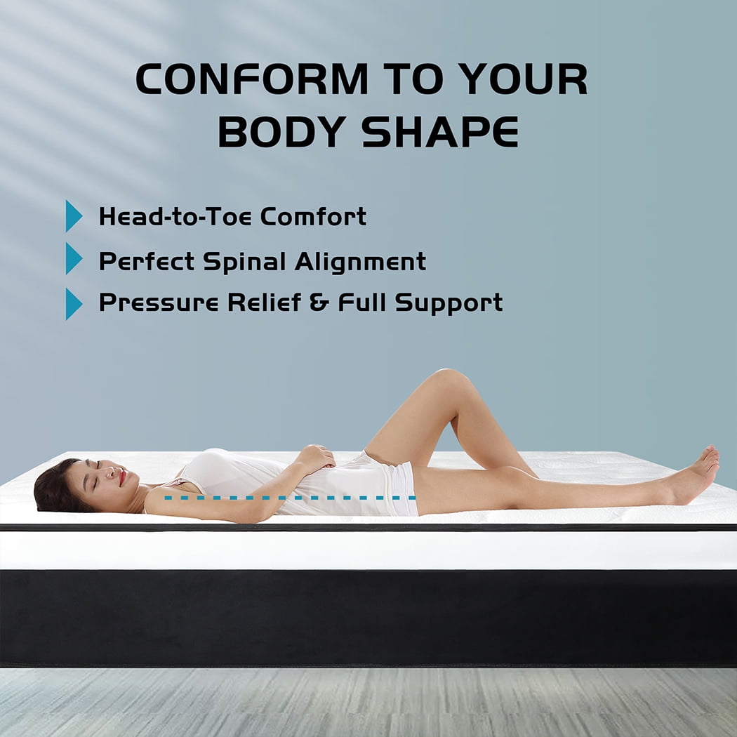 lemontalking 12/14 INCH TWIN FULL QUEEN KING MATTRESS ,HYBRID MATTRESSES MEDIUM FIRM IN A BOX